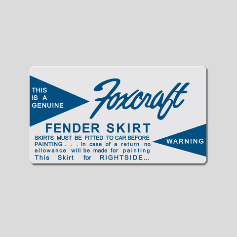 Foxcraft Decal