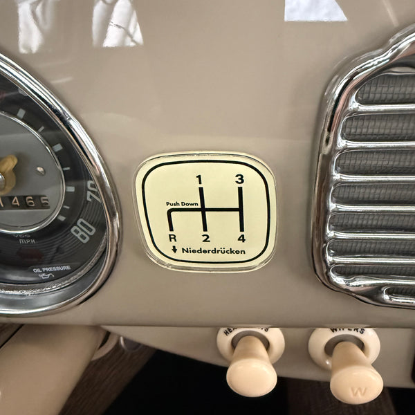 Gear Shifter Pattern - Magnet or Double Side Tape