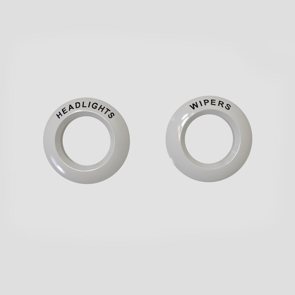 Wiper & Headlight Dash Ring 2 set