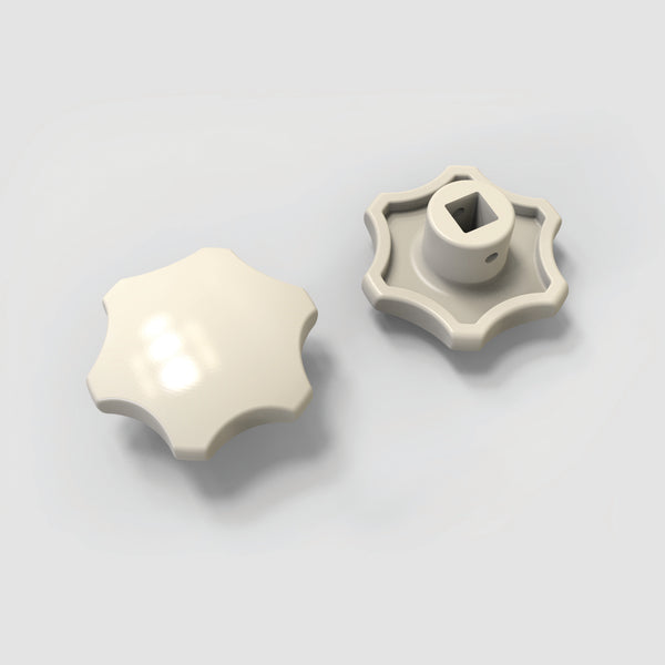 Ghia Heater Knob - Smooth Type