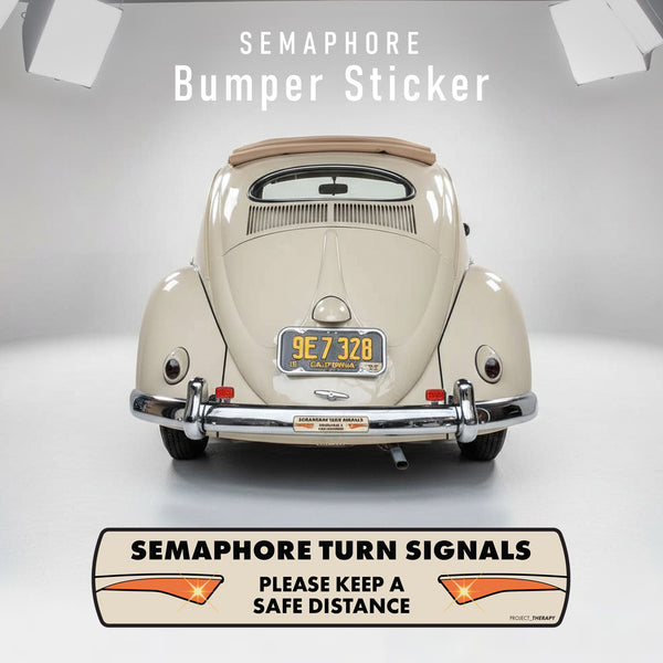 Semaphore Bumper Sticker