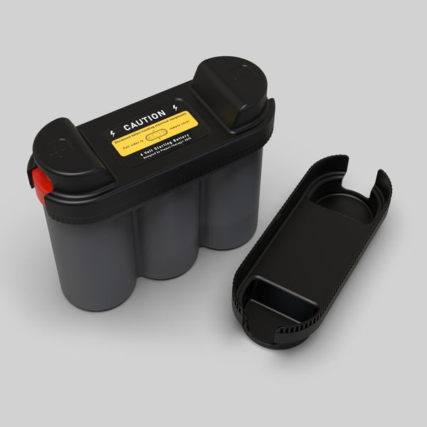Battery Cover - 6 volt Red Top