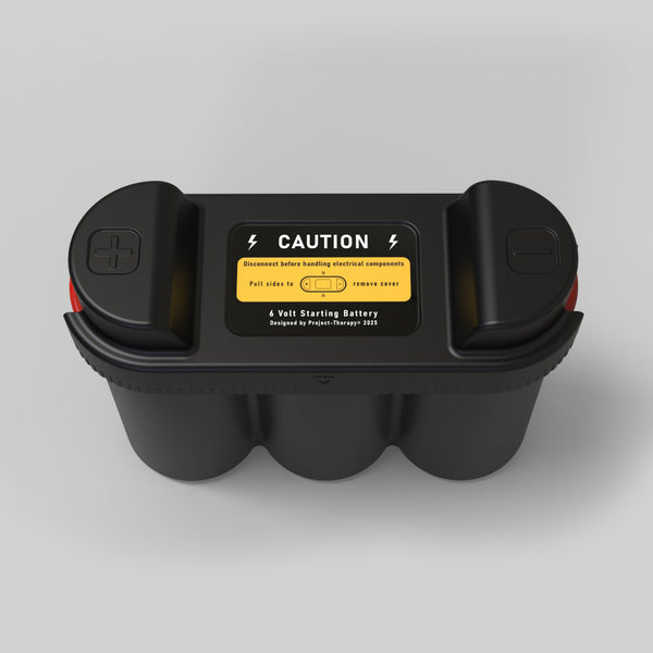 Battery Cover - 6 volt Red Top