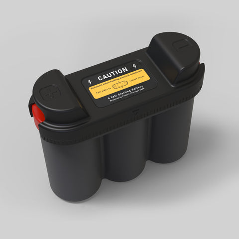 Battery Cover - 6 volt Red Top
