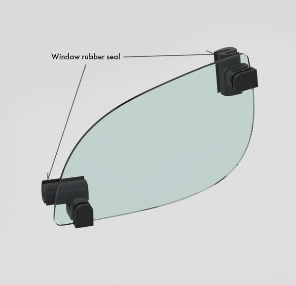 Heat deflectors - Oval Window Bug