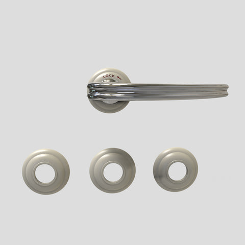 Pre '55 type 1 Escutcheon handle trim ring set