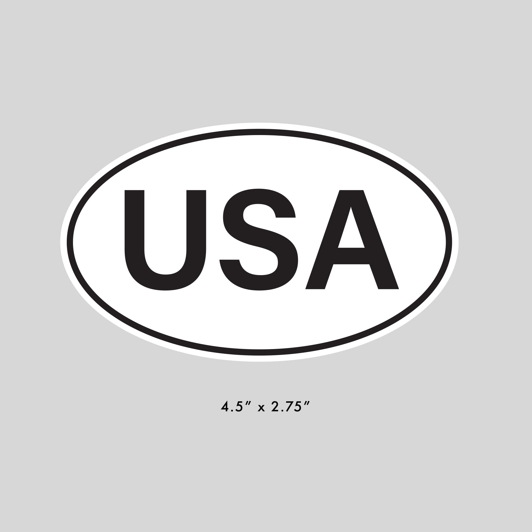 USA - Oval Magnet