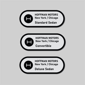Hoffman Import decal - Seat Bar