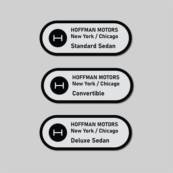 Hoffman Import decal - Seat Bar