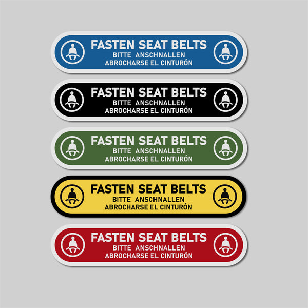 Fasten Seat Belt Warning Magnet