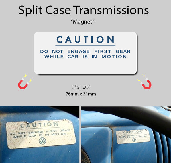 Split Case Warning Magnet