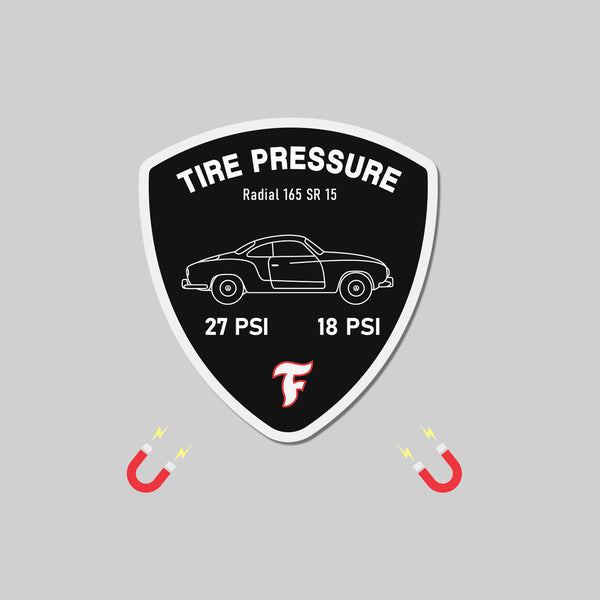 Ghia "tire pressure" magnet
