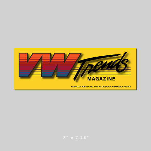 Vintage VW Trends Decal